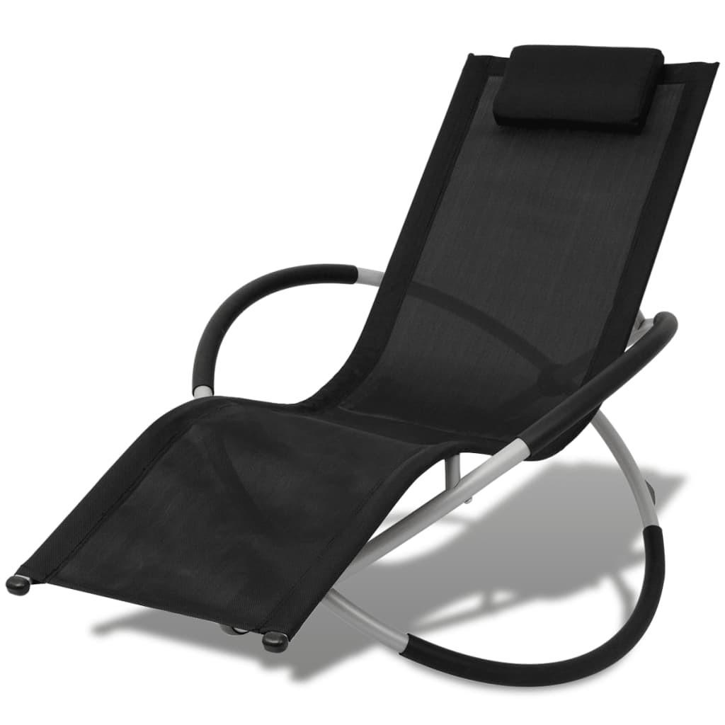 VidaXL Chaise longue métal  