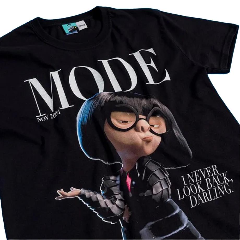 The Incredibles  T-ShirtMotif Edna Mode Never Look Back Darling 