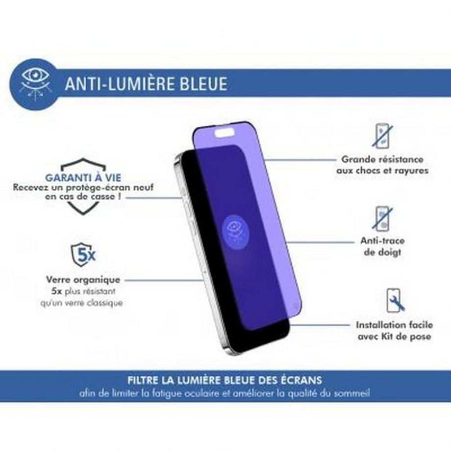 Force Power  Folie iPhone 15 Plus Blaulichtfilter 