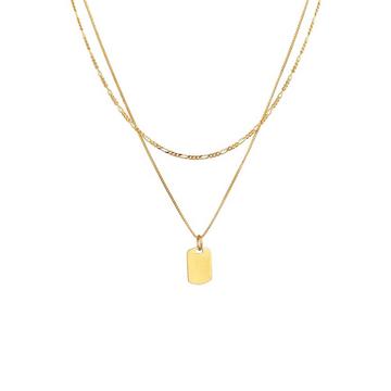 Collier Herren Layer Figaro Venezianer Platte 925 Silber