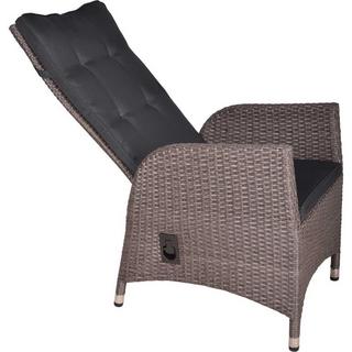 mutoni pleasure Chaise de jardin Braga grise  