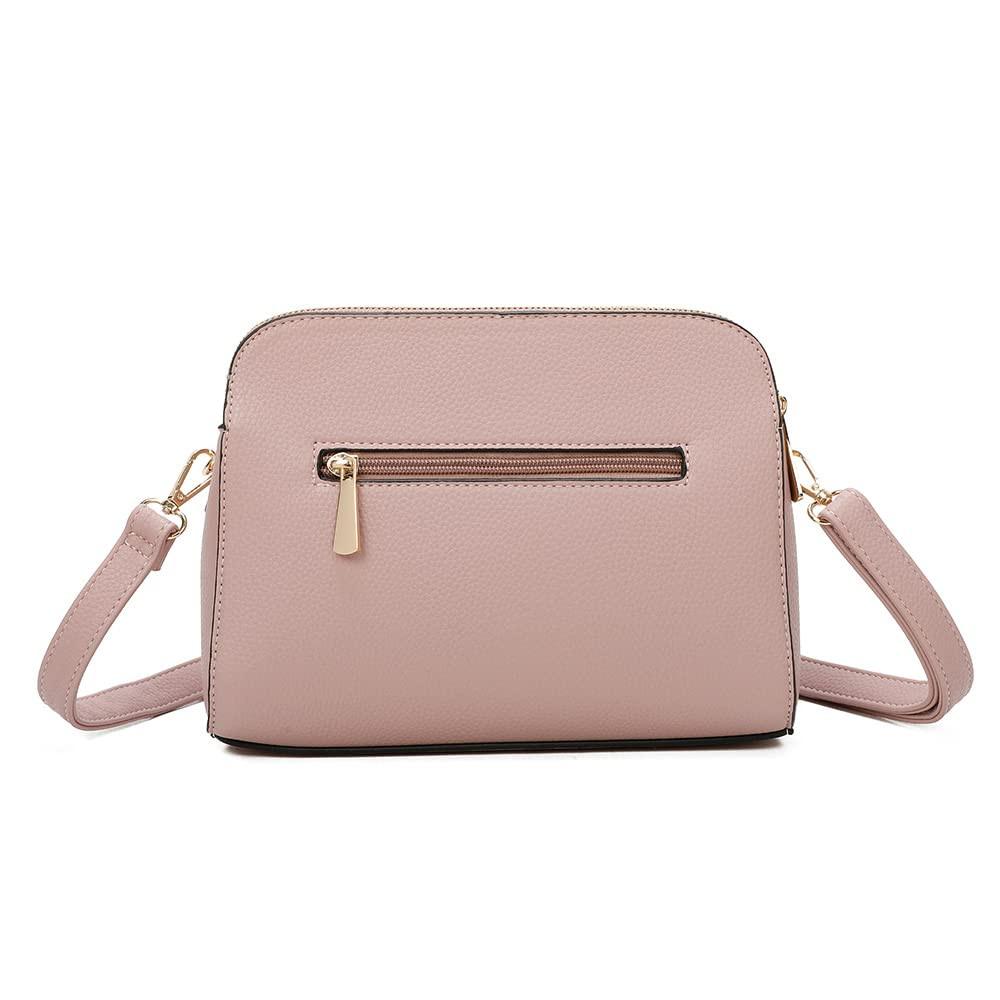 Only-bags.store Borsa a Tracolla Solida in Pelle PU  