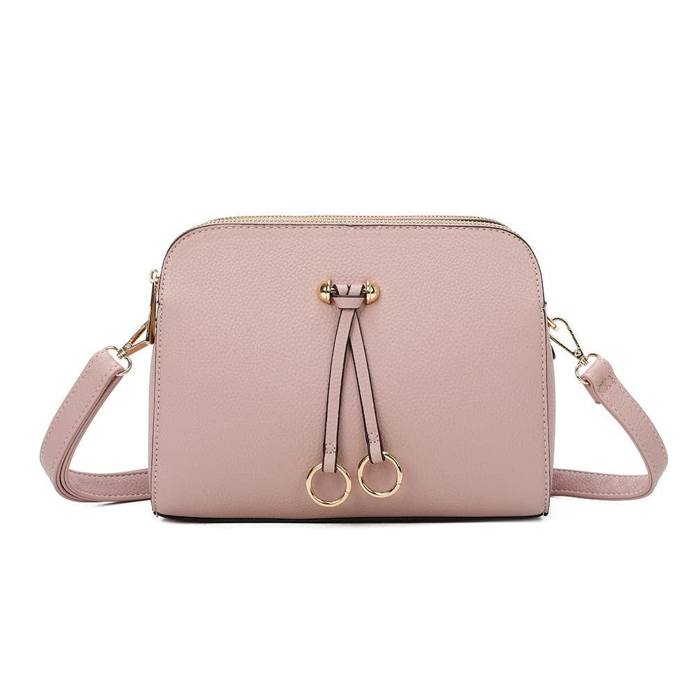 Only-bags.store Borsa a Tracolla Solida in Pelle PU  