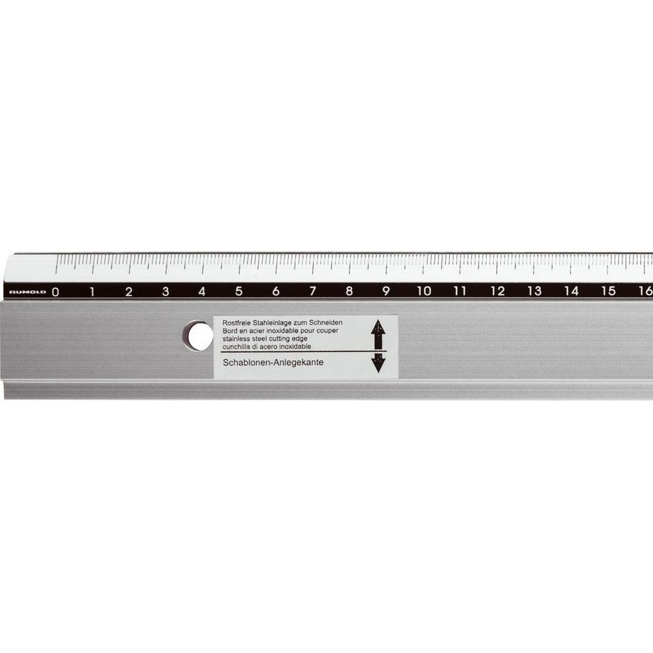 RUMOLD  RUMOLD Zeichen-Schneidelineal 50cm 659/50 Alu 