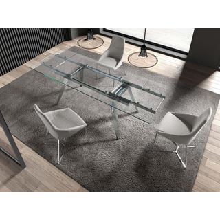 ANGEL CERDA Sedia in tessuto grigio  