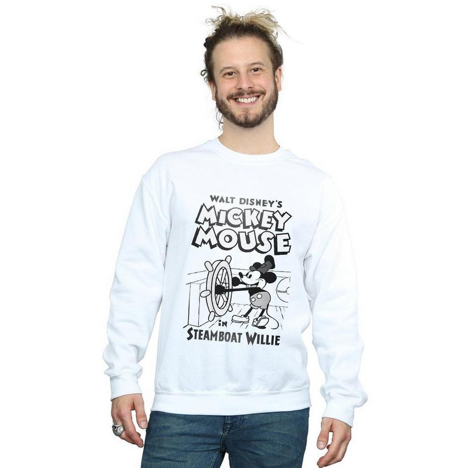 Disney Mickey Mouse Steamboat Willie Sweatshirt  