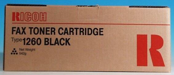 RICOH  Fax Toner Cartridge Black cartuccia toner 1 pz Originale Nero 