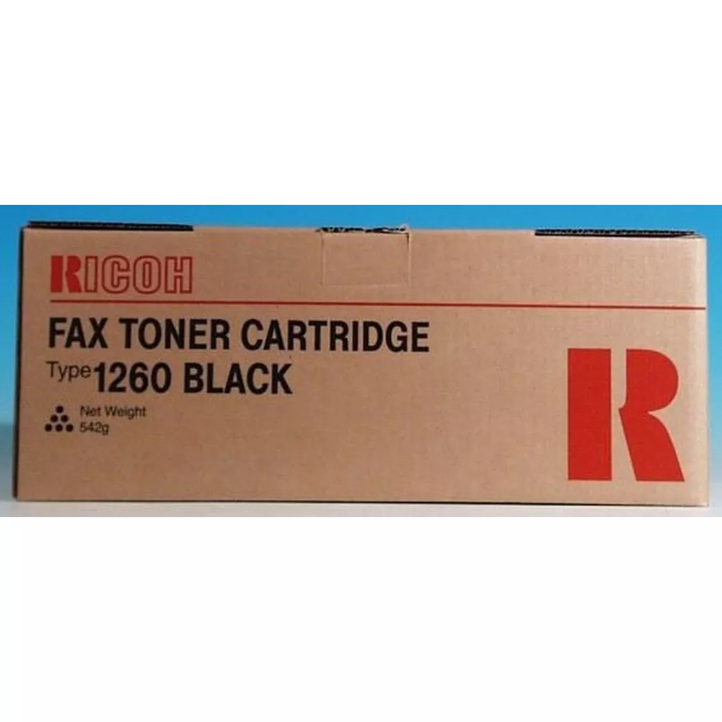 RICOH – Toner-Modul Typ 1260 schwarz 430351 Fax 3310L 5000 Seiten, Schwarz, One Size