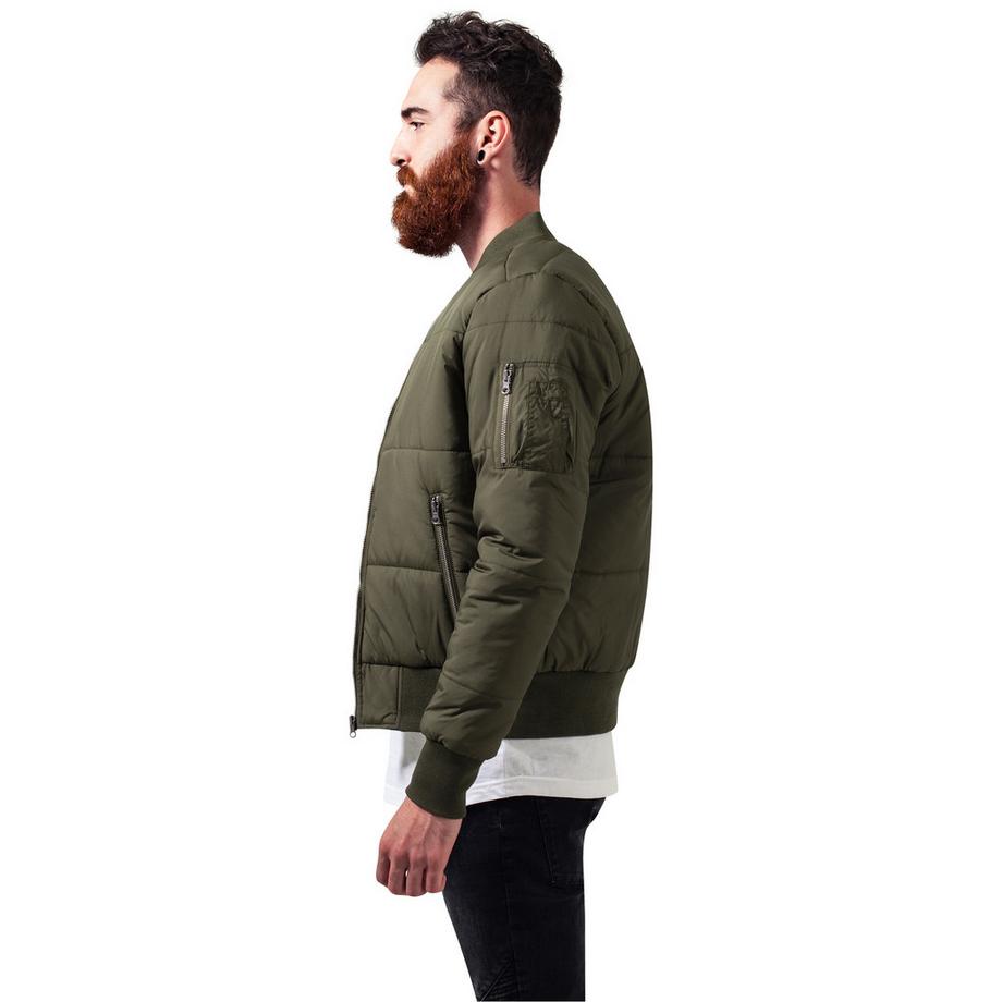 URBAN CLASSICS Veste Bomber Matelassée Basique  