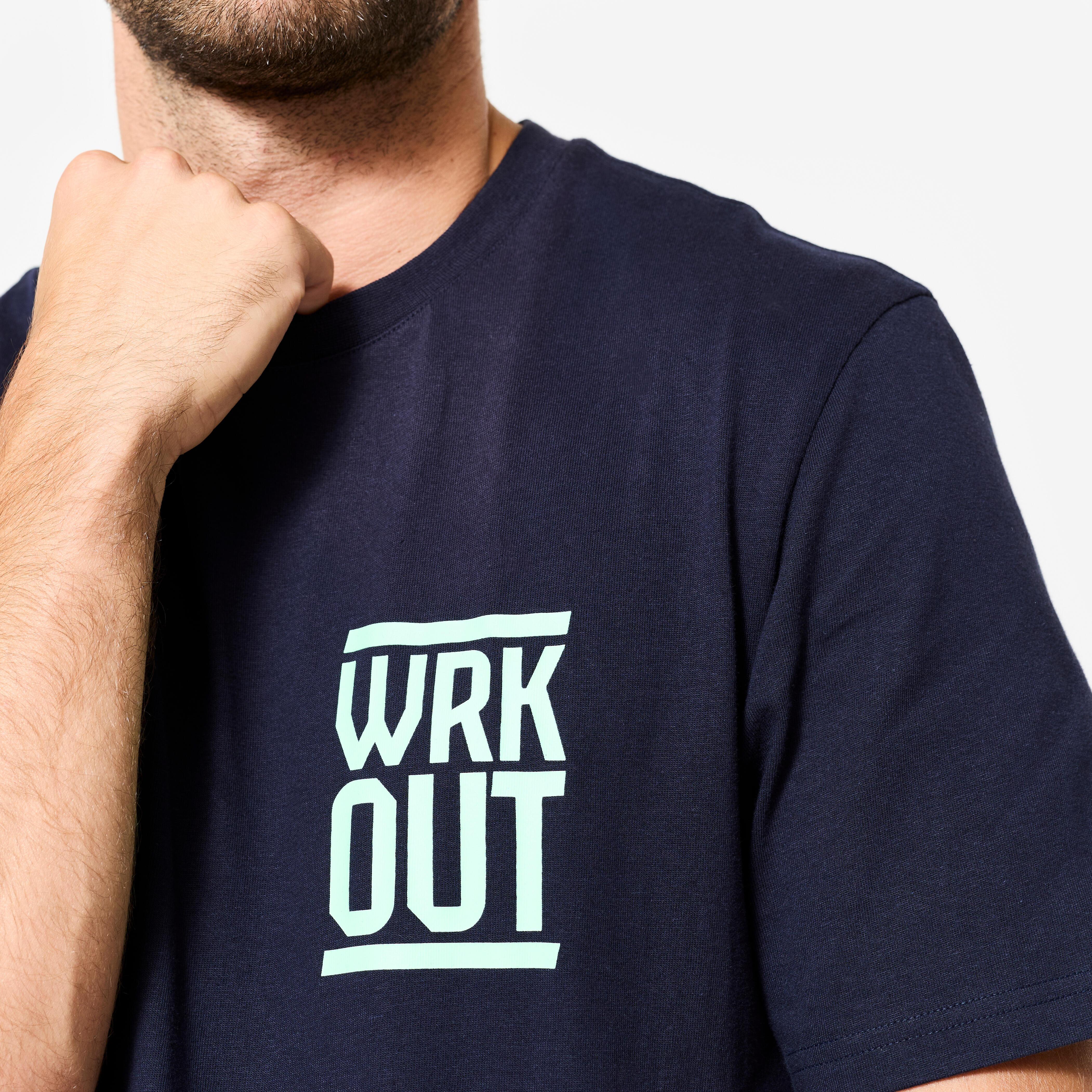 DOMYOS  T-Shirt  Regular Fit Baumwolle 