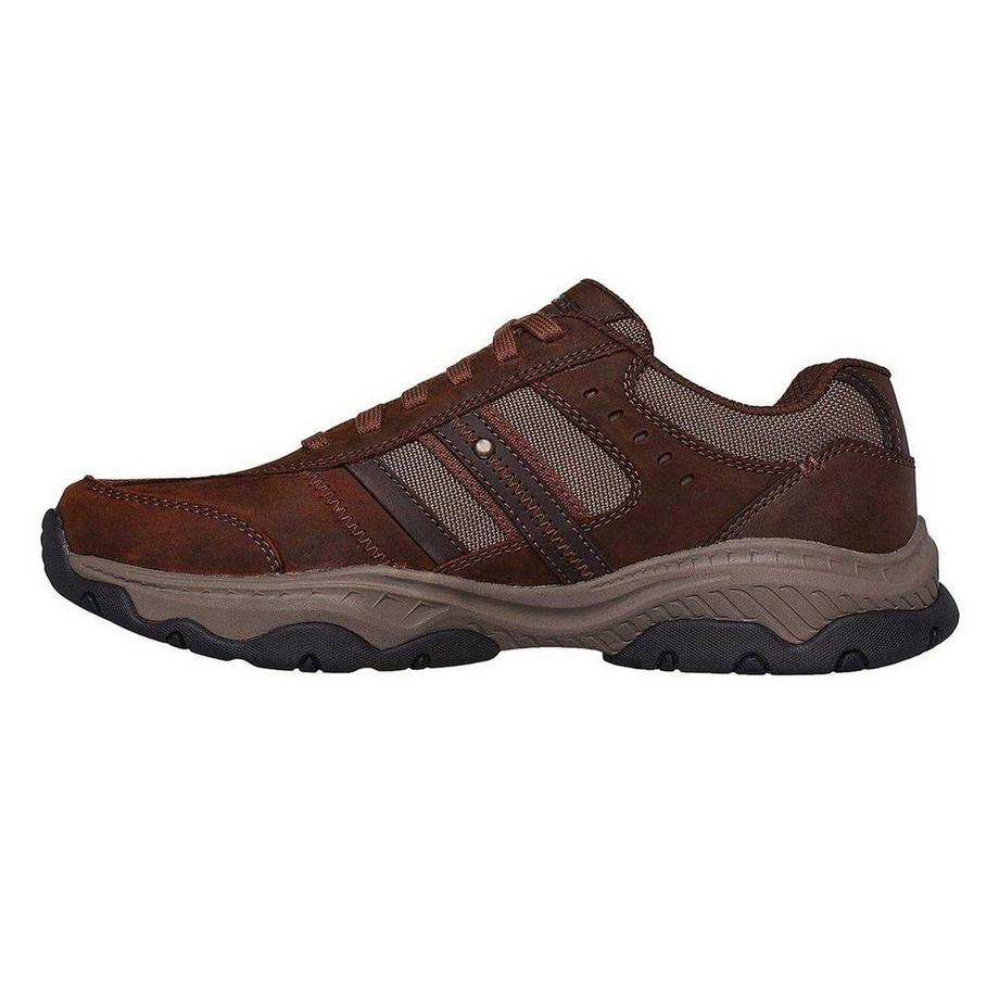 SKECHERS Scarpe Da Passeggio Pelle Punta Rotonda Piatta  