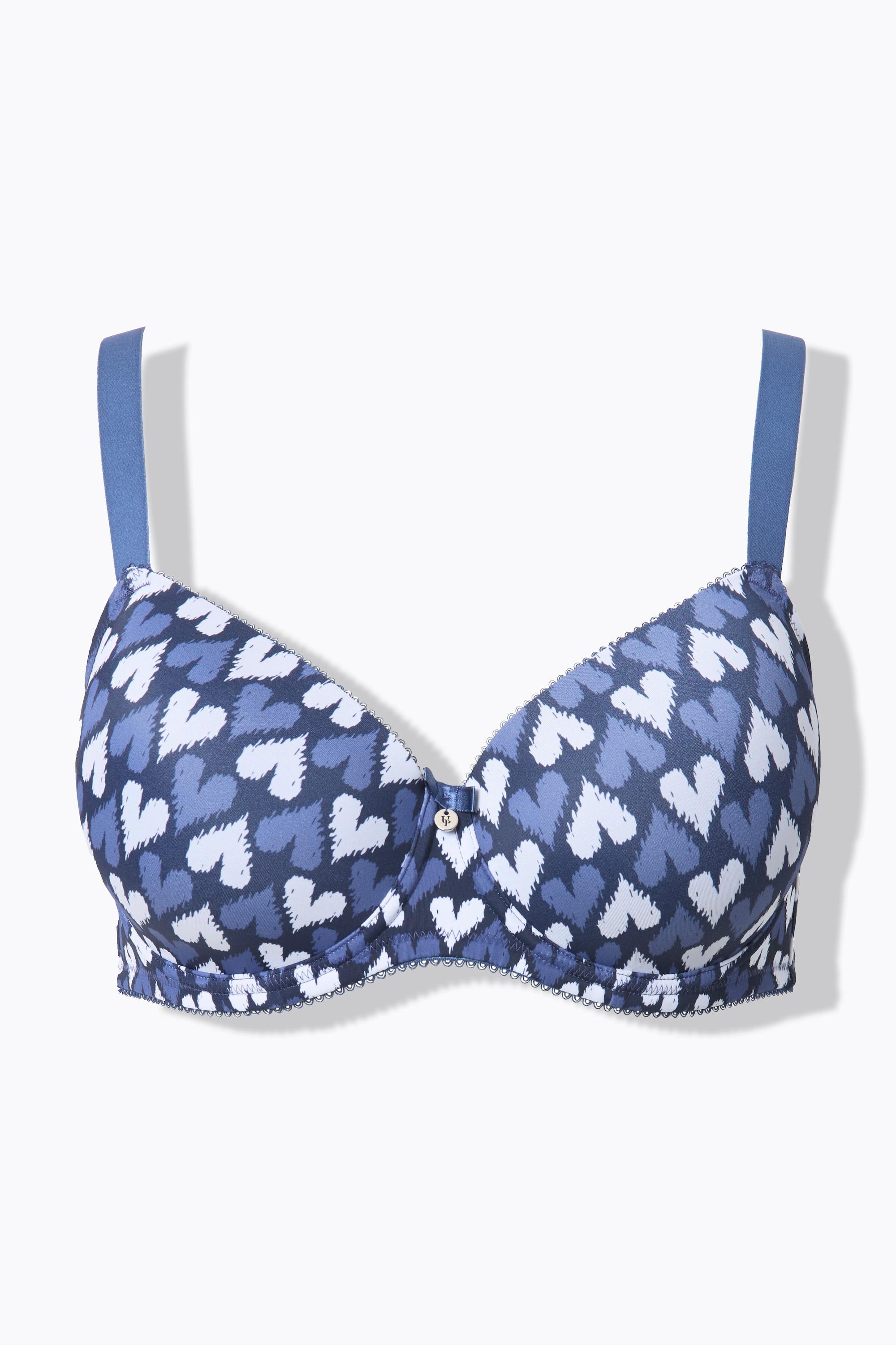 Ulla Popken Soutien-gorge Cœurs Bonnets Souples Armatures  