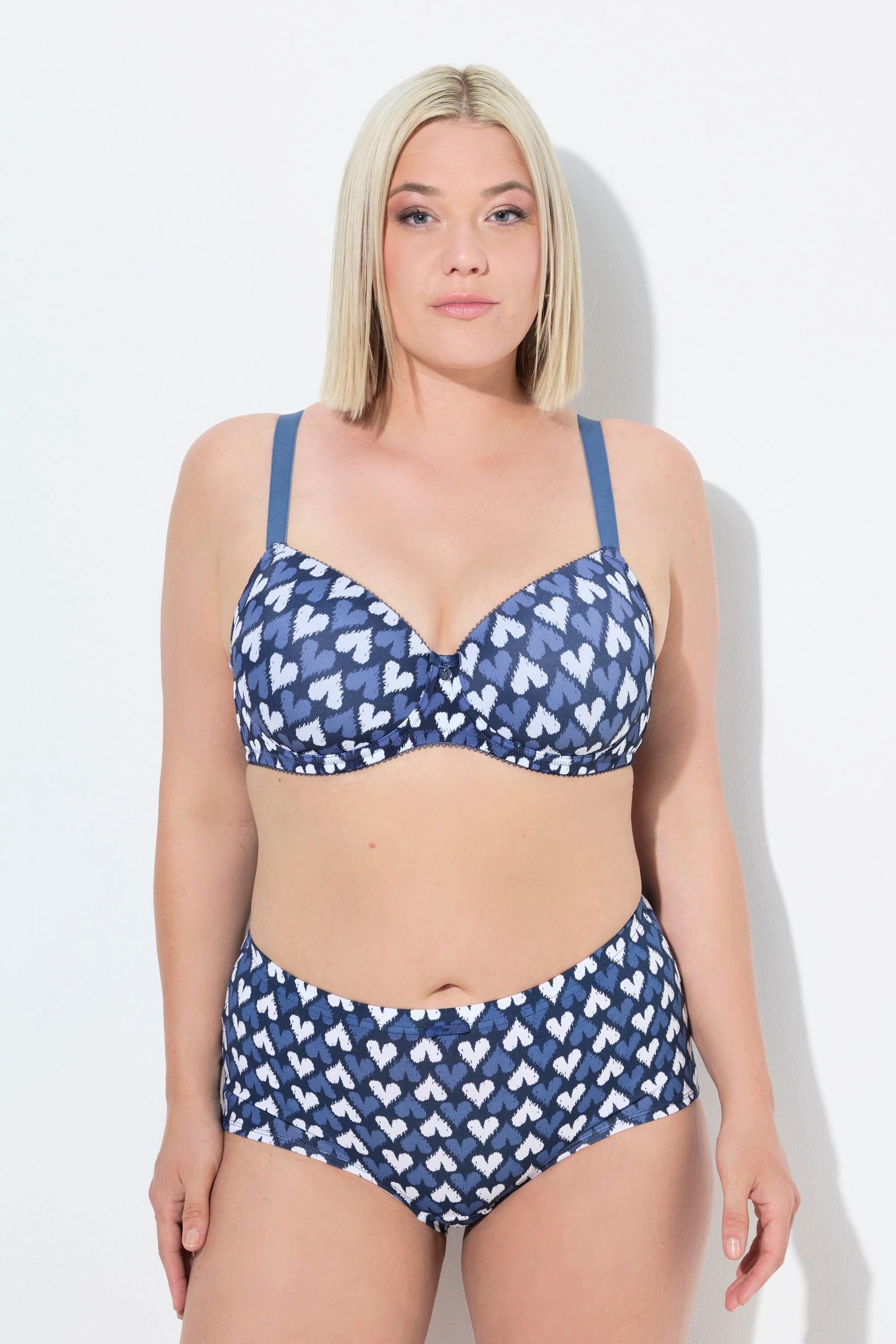 Ulla Popken Soutien-gorge Cœurs Bonnets Souples Armatures  