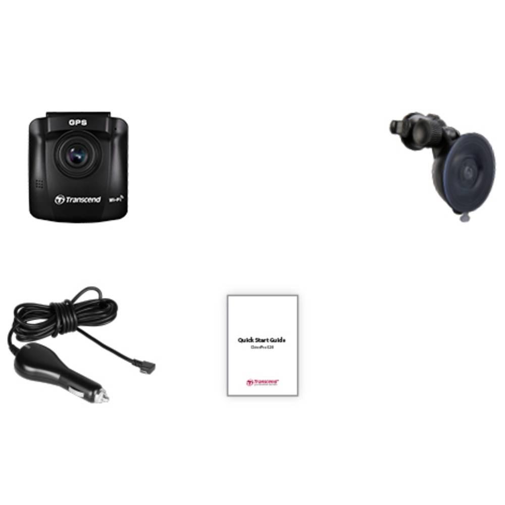 Transcend  Dashcam, DrivePro 250, 32 GB microSD, Saugnapfhalterung, Kfz-Strom-Adapter, GPS 