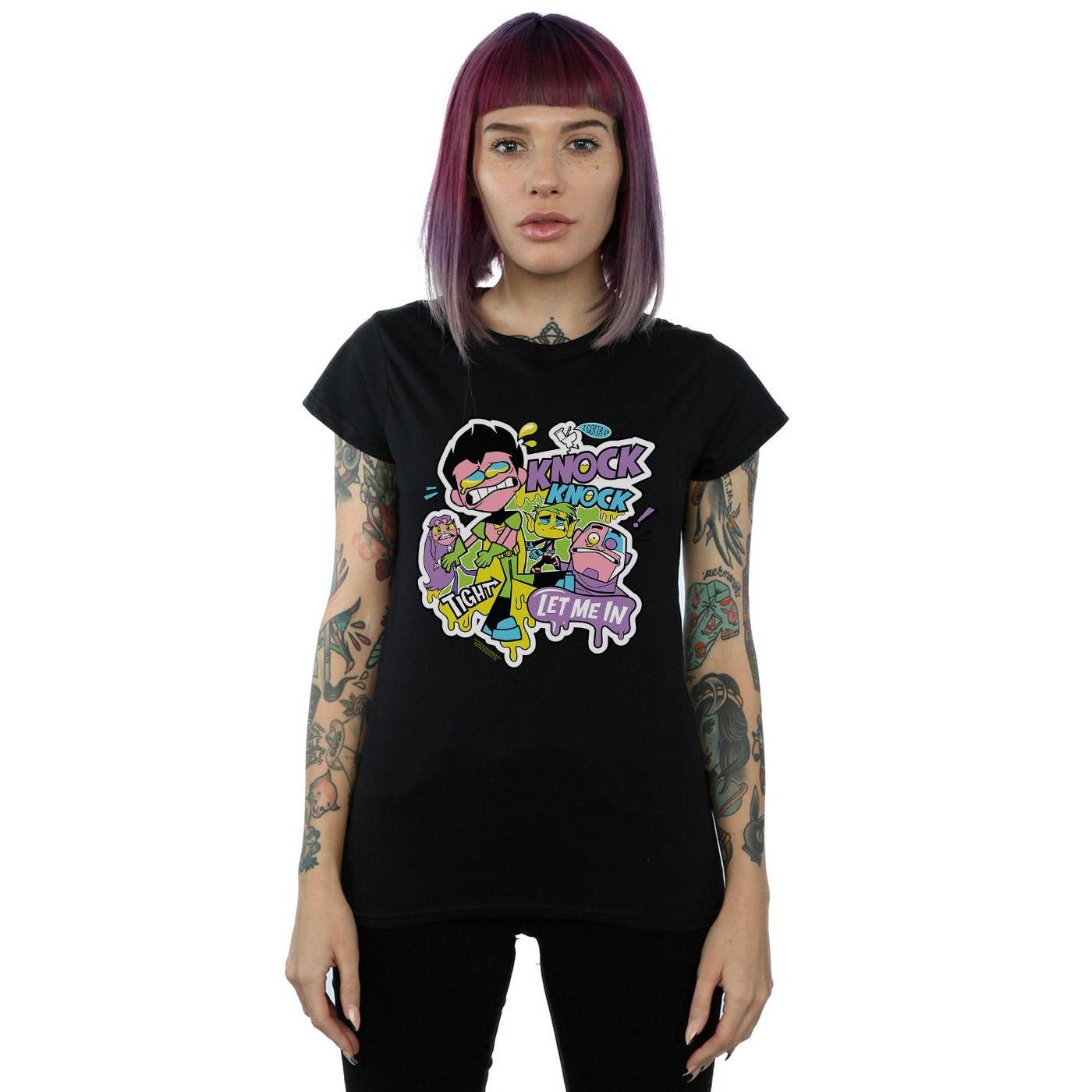 DC COMICS  Teen Titans Go Knock Knock TShirt 