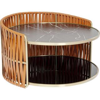 KARE Design Couchtisch Copper rund 86  