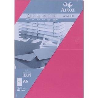 Artoz ARTOZ Karten 1001 A6 107322264 220g, fuchsia 5 Blatt  
