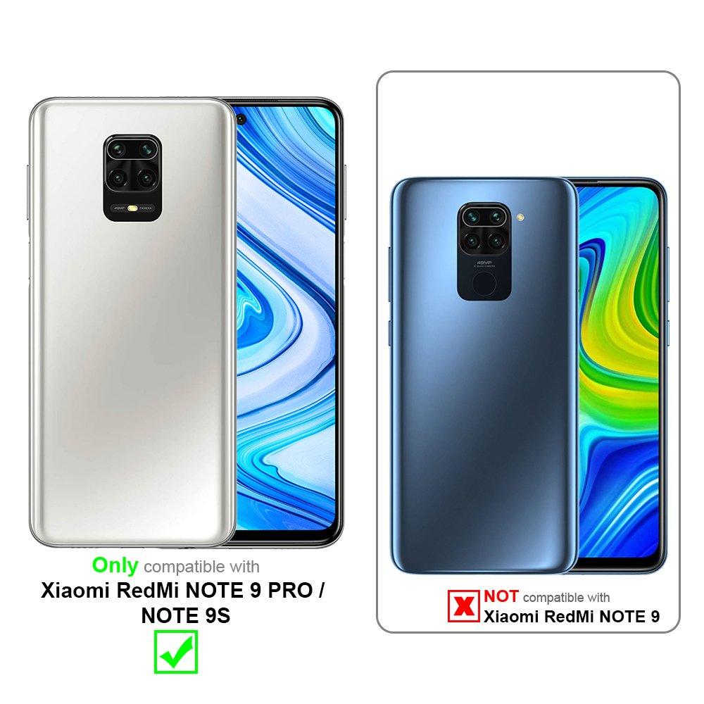 Cadorabo  Housse compatible avec Xiaomi RedMi NOTE 9 PRO / NOTE 9S - Coque de protection avec fermeture magnétique, fonction de support et compartiment pour carte 