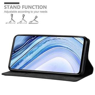 Cadorabo  Housse compatible avec Xiaomi RedMi NOTE 9 PRO / NOTE 9S - Coque de protection avec fermeture magnétique, fonction de support et compartiment pour carte 