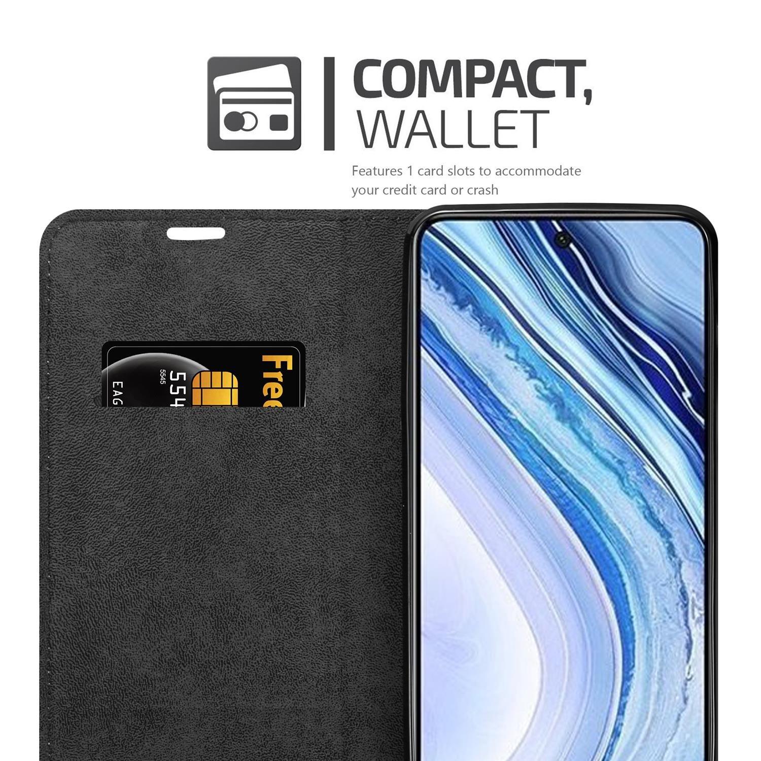Cadorabo  Hülle für Xiaomi RedMi NOTE 9 PRO  NOTE 9S Magnetverschluss, Kartenfach 