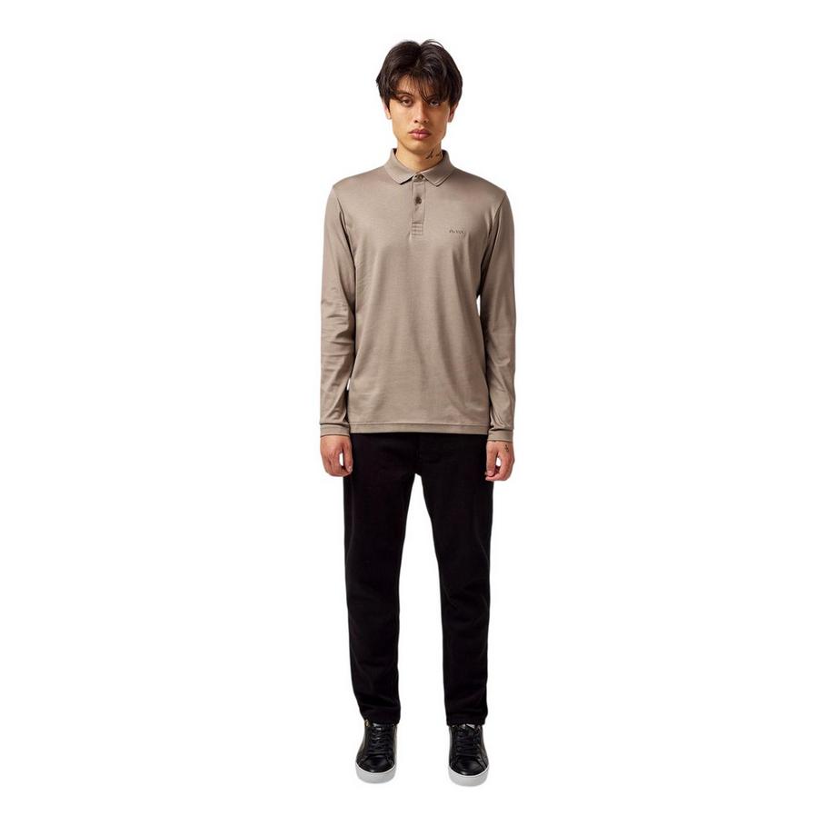 BOSS  Polo Manches Longues Motiftyle Logo Pirol 