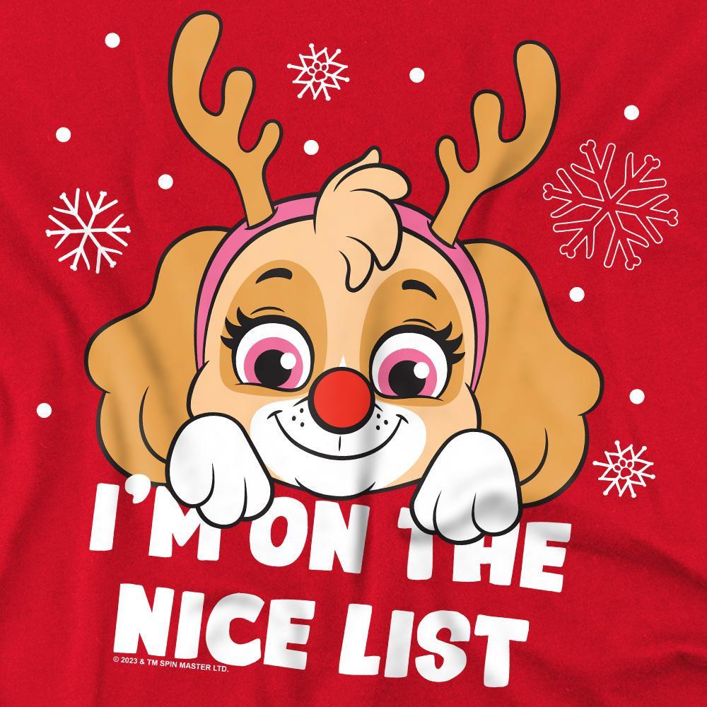 PAW PATROL Nice Christmas Bedrucktes T-Shirt  