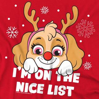 PAW PATROL Nice Christmas Bedrucktes T-Shirt  