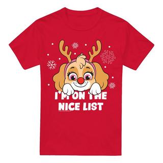 PAW PATROL Nice Christmas Bedrucktes T-Shirt  