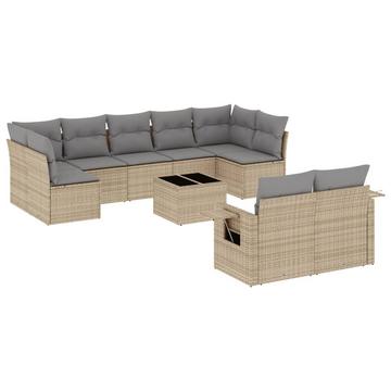 Garten sofagarnitur poly-rattan