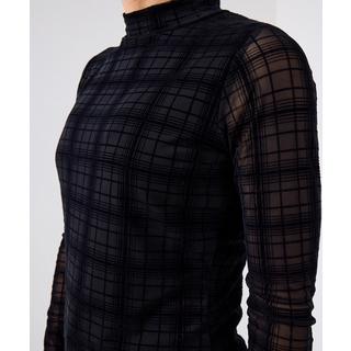 Joe Browns Enges Jersey Top Kariertes Mesh  