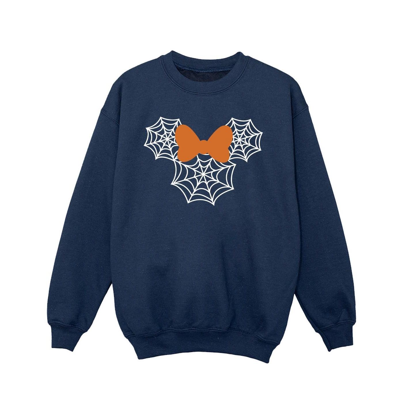 Disney  Minnie Mouse Spider Web Head Sweatshirt 