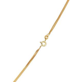 Elli  Halskette 2-Lagig Layer Coin Plättchen Struktur 