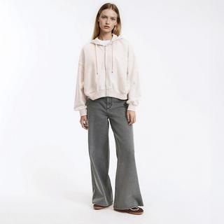 La Redoute Collections Kurzes Sweatshirt mit Reissverschluss und Kapuze  