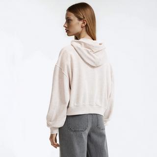 La Redoute Collections Kurzes Sweatshirt mit Reissverschluss und Kapuze  
