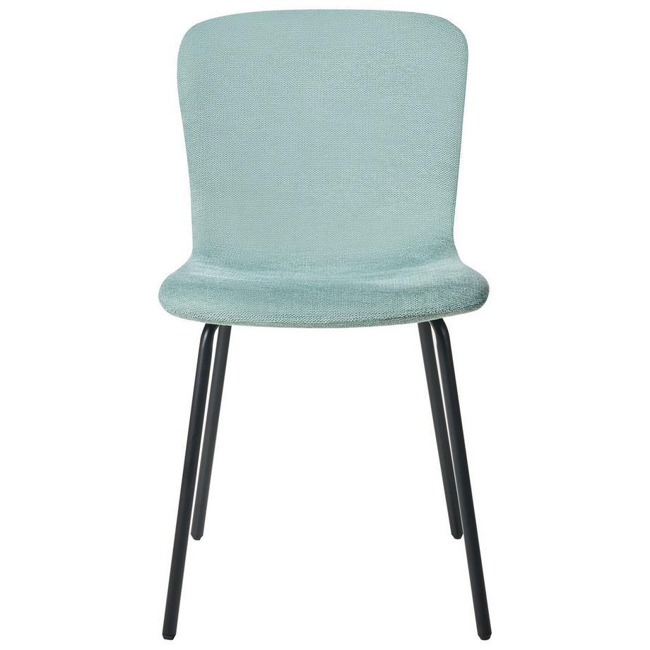 Beliani Esszimmerstuhl 4er Set aus Stoff  CALDWELL  