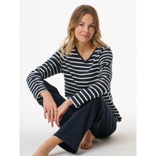 Schiesser Gestreifter Langarm Pyjama  