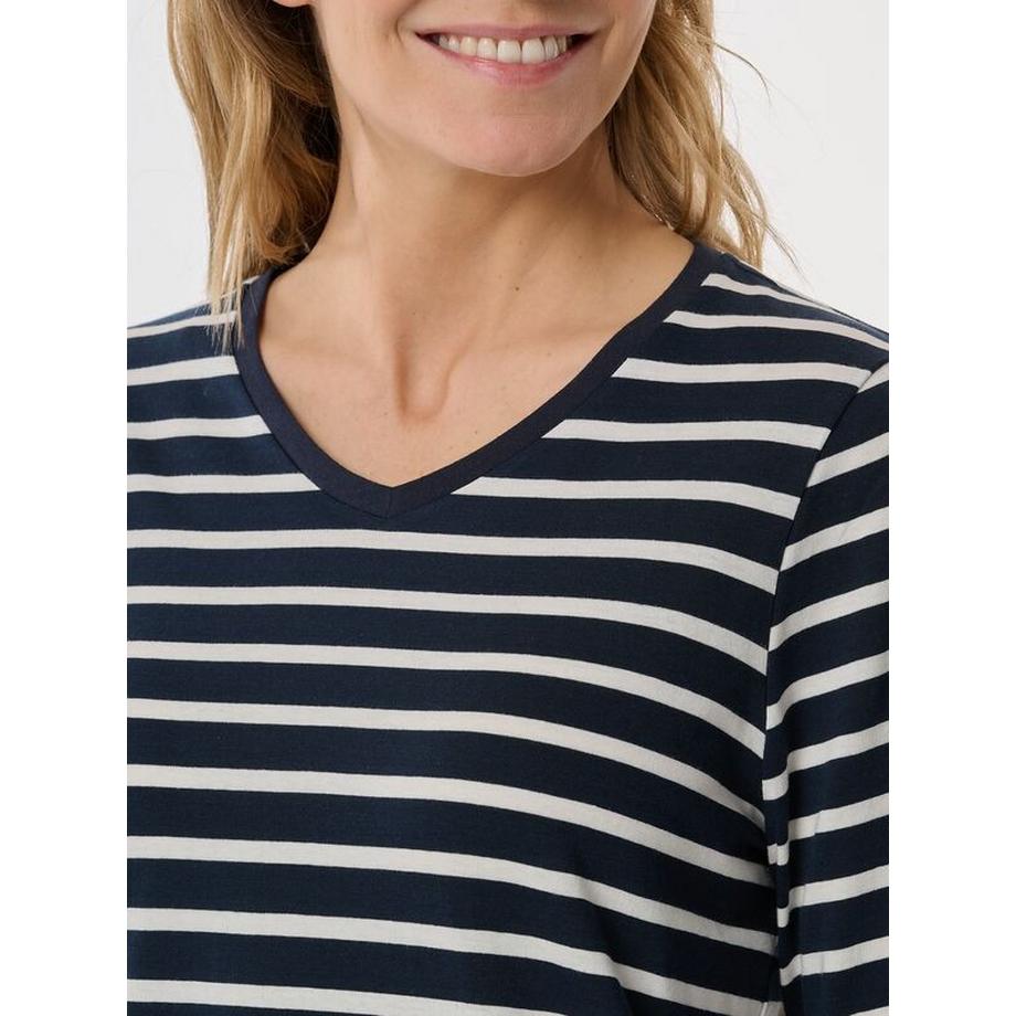 Schiesser Pigiama a Maniche Lunghe a Righe  