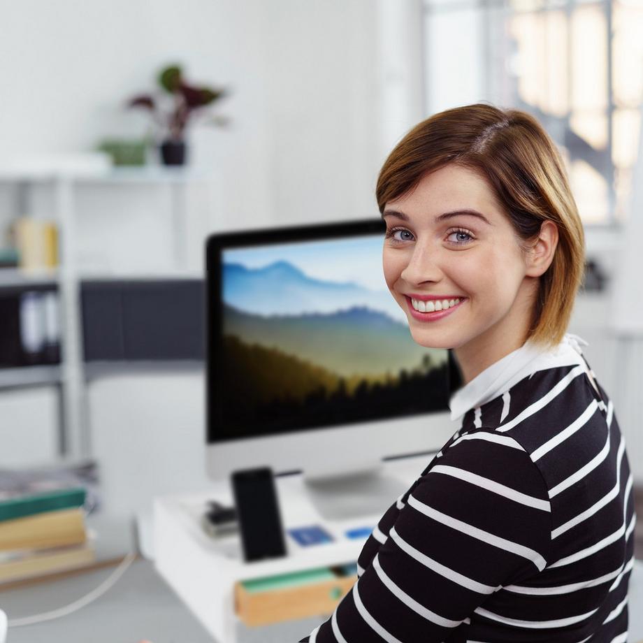 Northix Supporto per schermo e portaoggetti da scrivania  