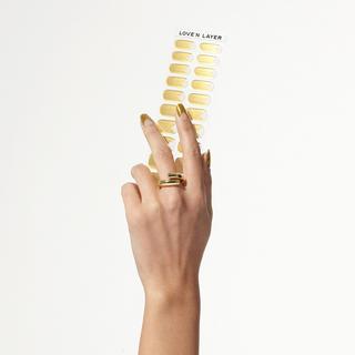 Lovenlayer  adesivi per unghie Autocollants pour ongles Minnies Swag Gold 