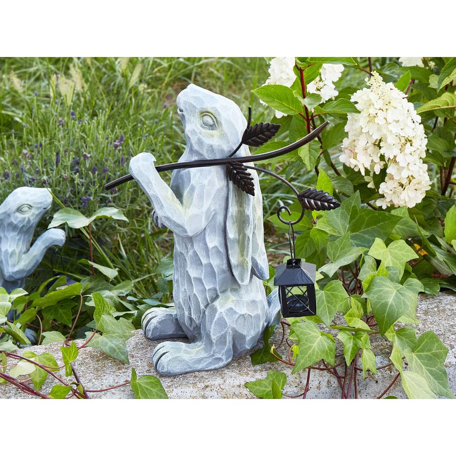 Beliani Statue de jardin en Oxyde de magnésium  NOLAY  