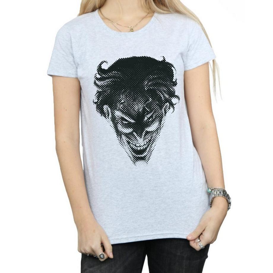 DC COMICS Joker Gesicht Print T-Shirt  