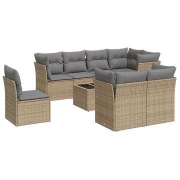 Garten sofagarnitur poly-rattan