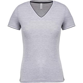 Kariban  t-shirt maille piquée col v 