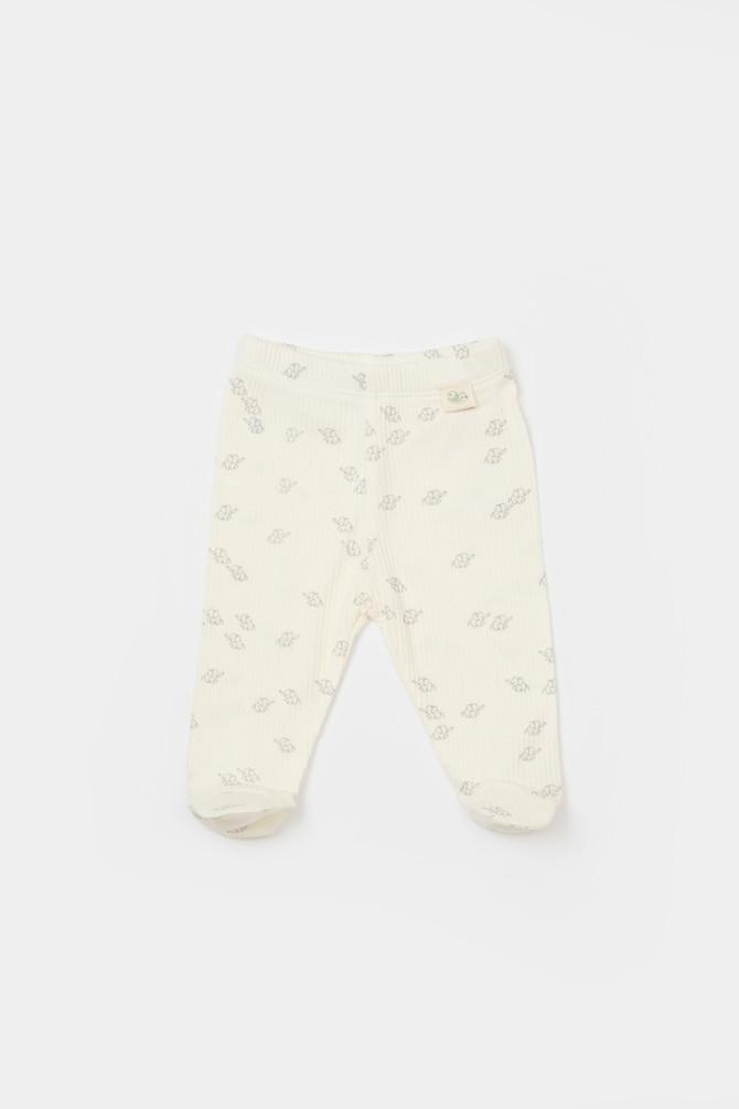 BabyCosy Organic  Pantalon à pied, 2 Pack 