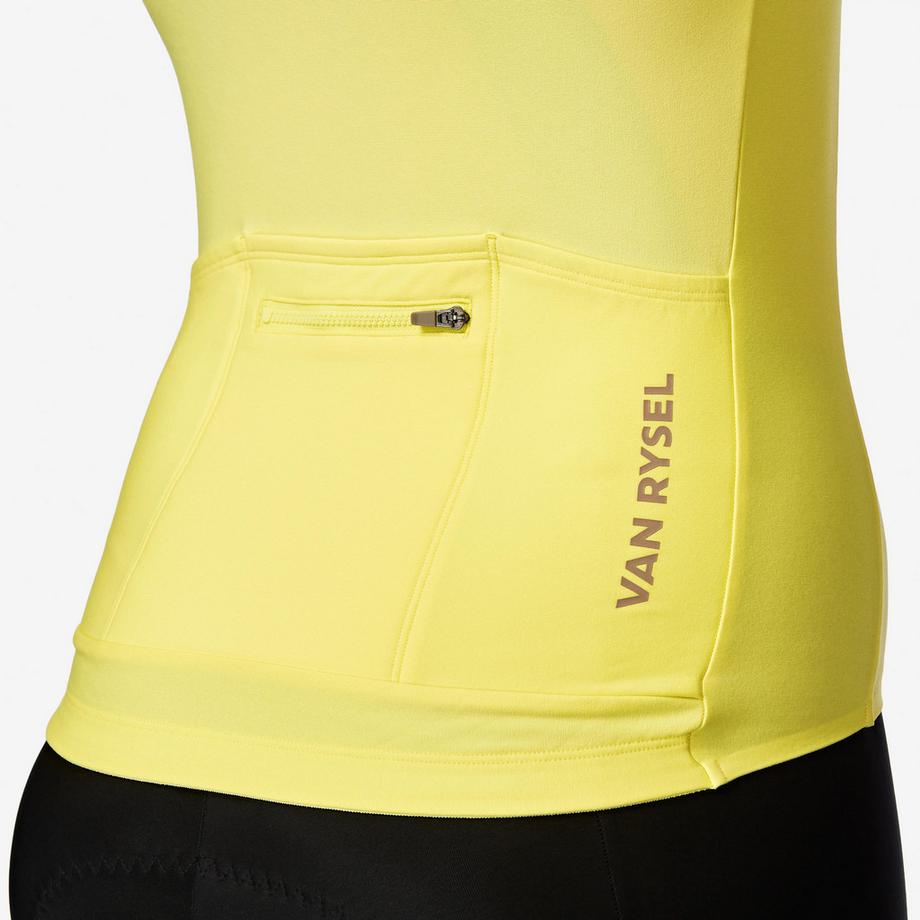 VAN RYSEL  Unisex-Langarm-Rennvelotrikot für die Übergangszeit, RCR-R 2 gelb 