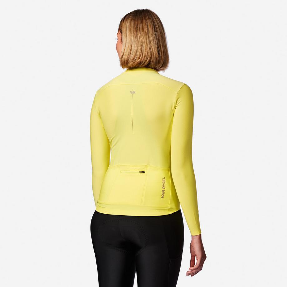 VAN RYSEL  Unisex-Langarm-Rennvelotrikot für die Übergangszeit, RCR-R 2 gelb 