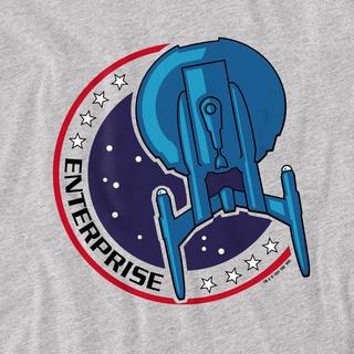 Star Trek T-Shirt Stampa Grafica Enterprise  