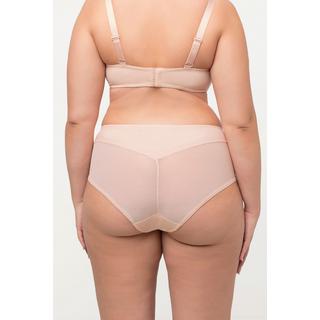 Ulla Popken  Culotte maxi aspect string à empiècements en mesh sur le côté 