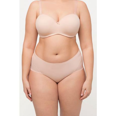 Ulla Popken  Culotte maxi aspect string à empiècements en mesh sur le côté 