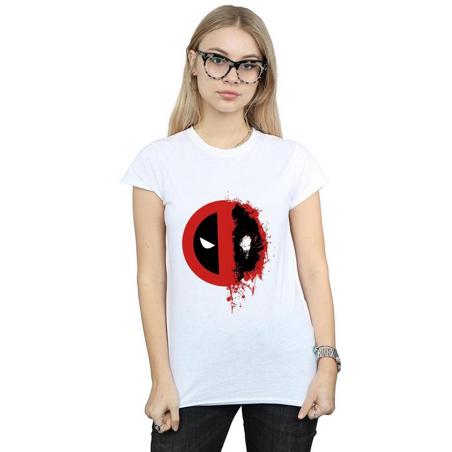 MARVEL Deadpool Splatter Logo T-Shirt  